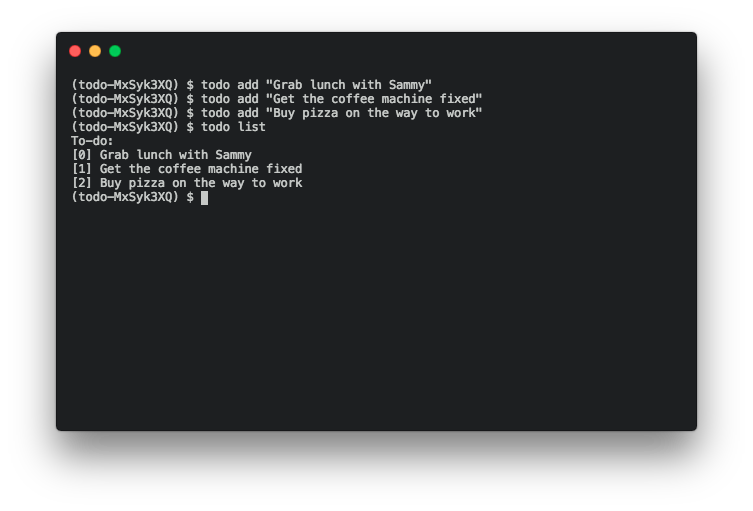 GitHub - VirtualRaccoon/todo: todo - keep track of the things you have ...