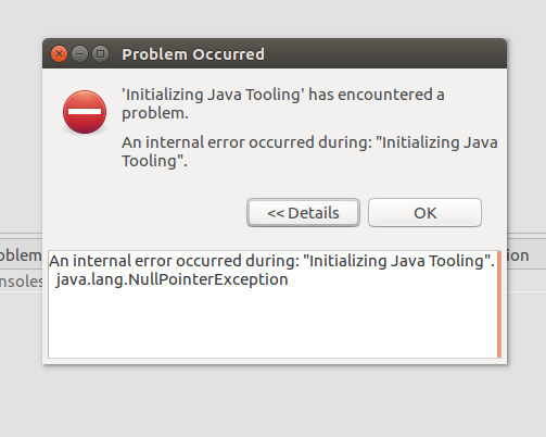 [Eclipse]when restart the eclipse, it pop up a error window · Issue ...