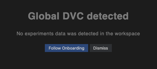Story: Improve Onboarding · Issue #2793 · iterative/vscode-dvc · GitHub