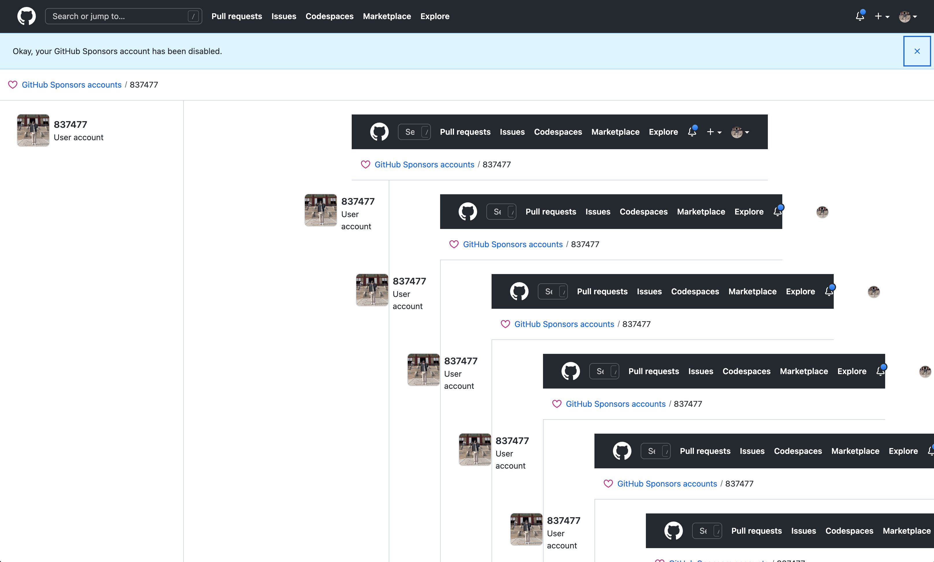 Report UI bug with the sponsor disable feature. · community ...