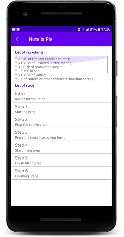 GitHub - doilio/Baking-App: Android Developer Nanodegree - Project 4 ...