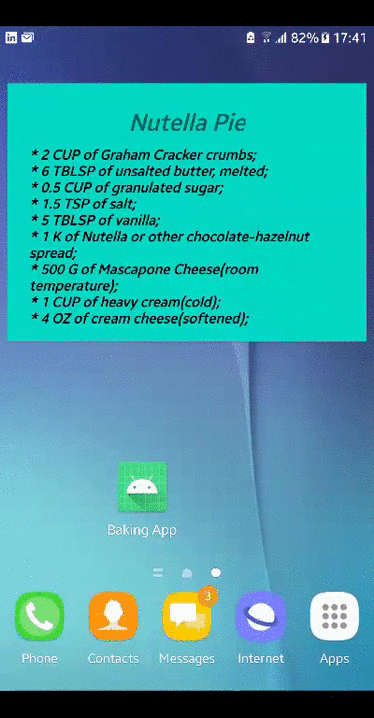 GitHub - doilio/Baking-App: Android Developer Nanodegree - Project 4 ...