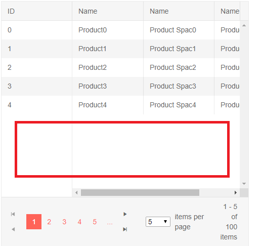 Grid : Locked column : PageSizes : Height issue · Issue #1977 · telerik ...