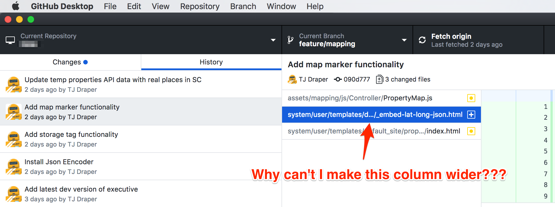Column widths are limited — would love to remove those widths · Issue ...