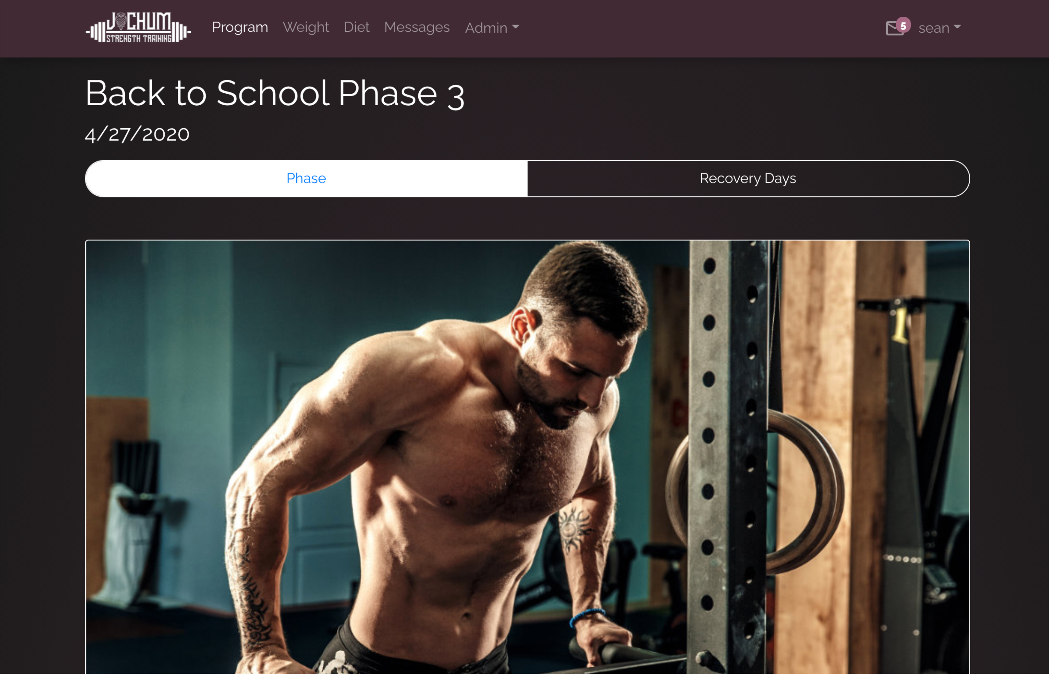 GitHub - seanneppl/jochumstrength: A fitness training application