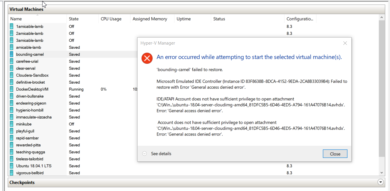 Lost all multipass instances after Windows update (Win10 Pro) · Issue