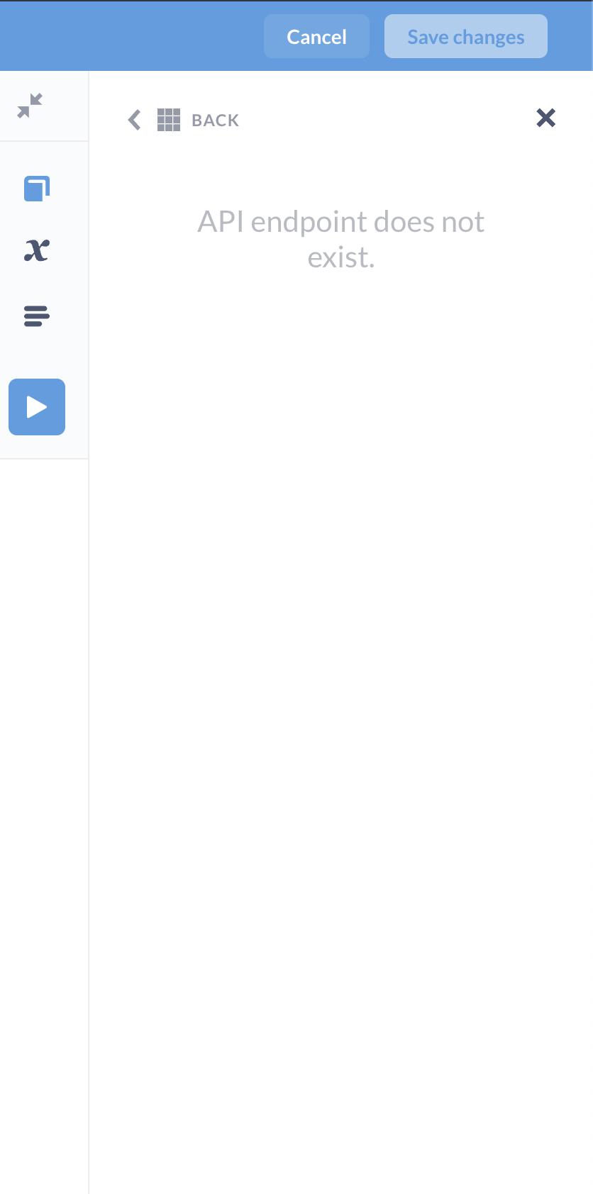 Opening data reference when editing saved model query definition ends