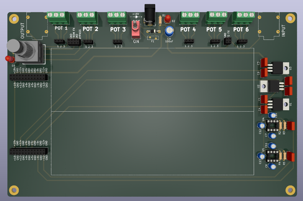 GitHub parkernye/guitar_pedal_breadboard Prototype Board for Guitar
