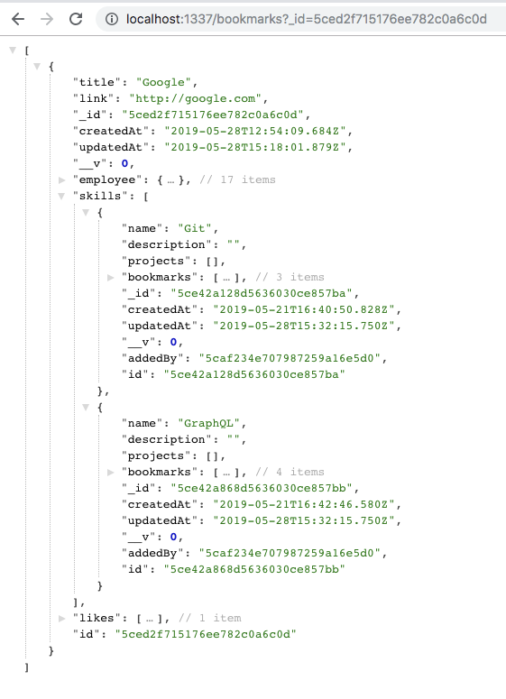 GraphQL query returns only first element in nested array · Issue #3335 ...