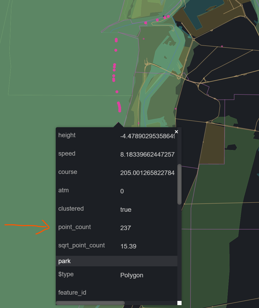 Mapbox is wether reclustering mbtiles data points or missing this data ...