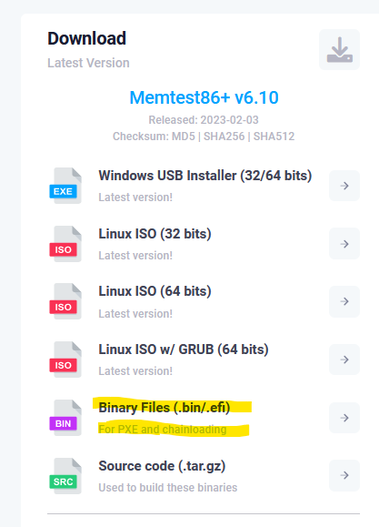 PXE Files Missing on Main Web Page · Issue #257 · memtest86plus ...