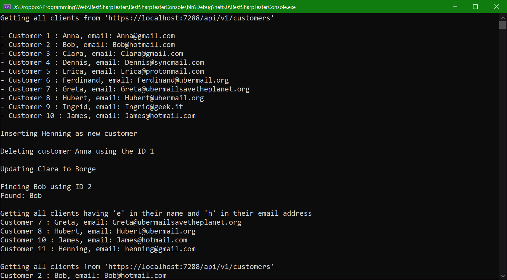 GitHub - xnafan/RestSharpTester: Sample code to communicate with a REST ...