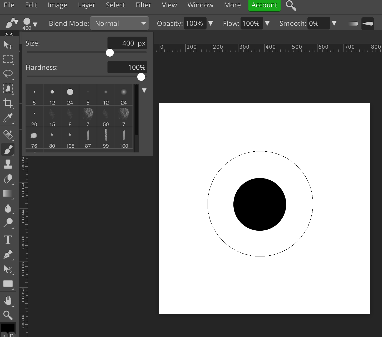 Inaccurate eraser tool · Issue 2578 · photopea/photopea · GitHub