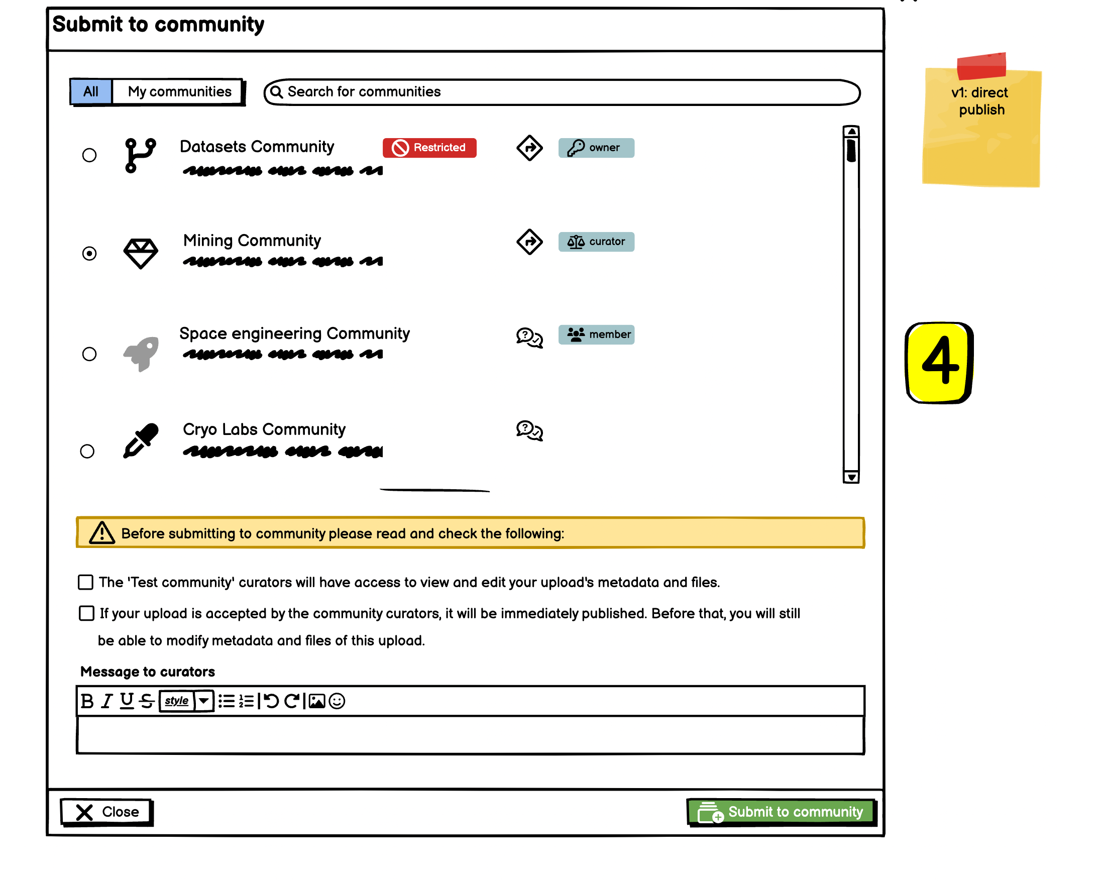 community modal items feedback · Issue #912 · inveniosoftware/invenio ...