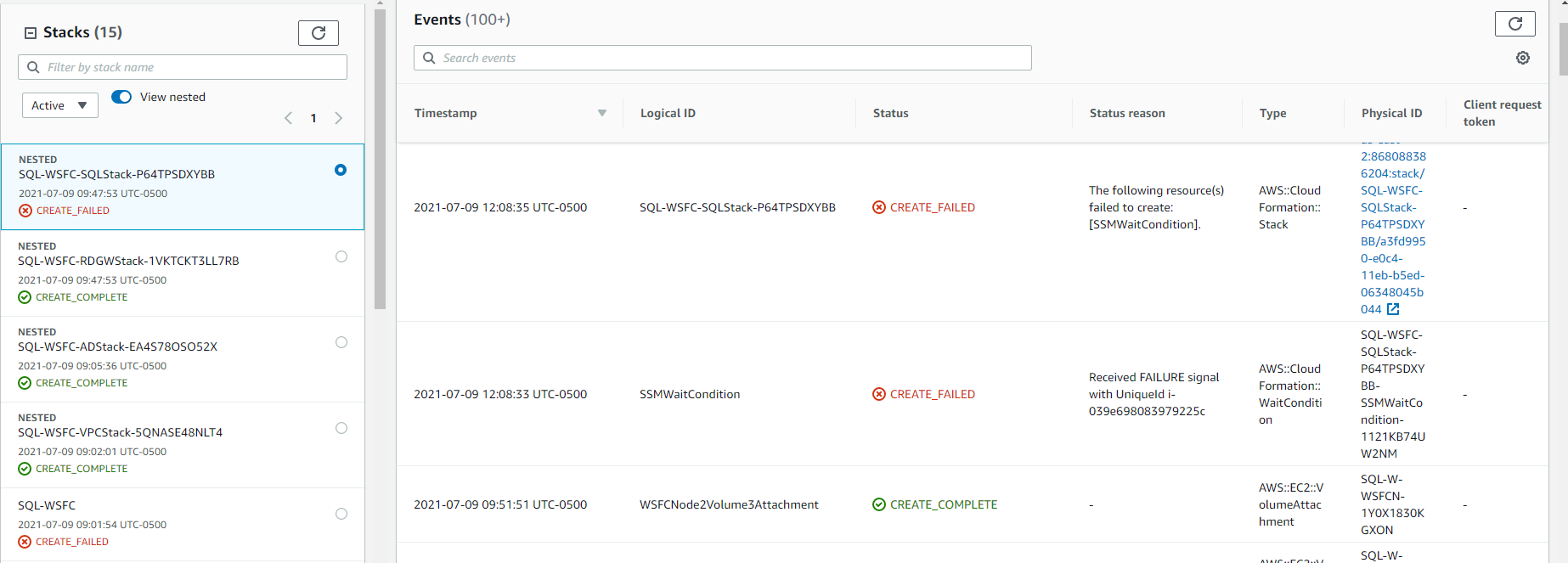 AWS SQL Always On AG Fails Setp