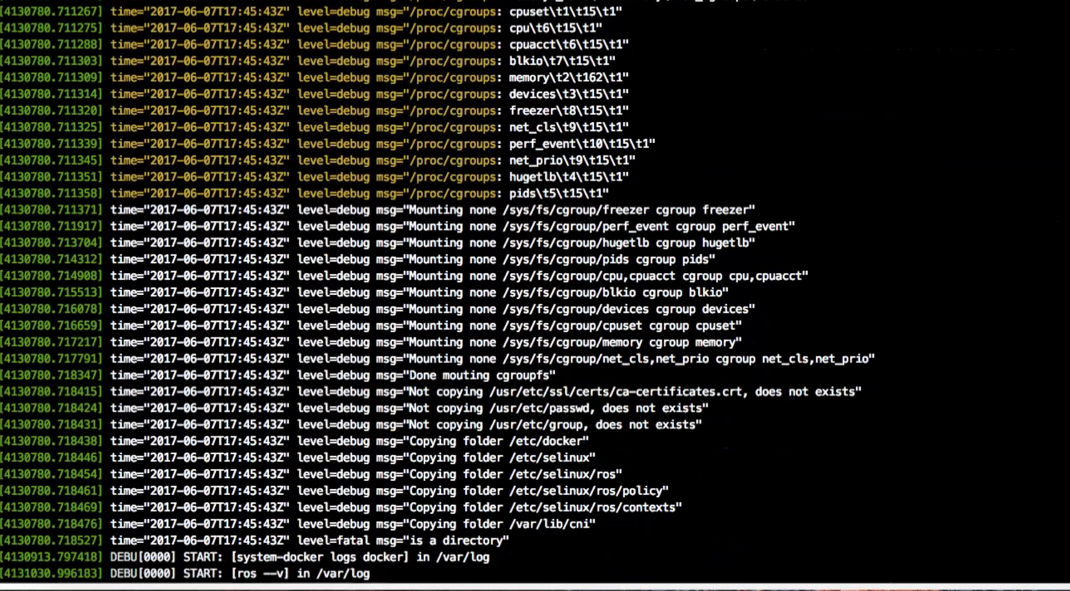 User docker fails to start after updating docker configuration · Issue ...