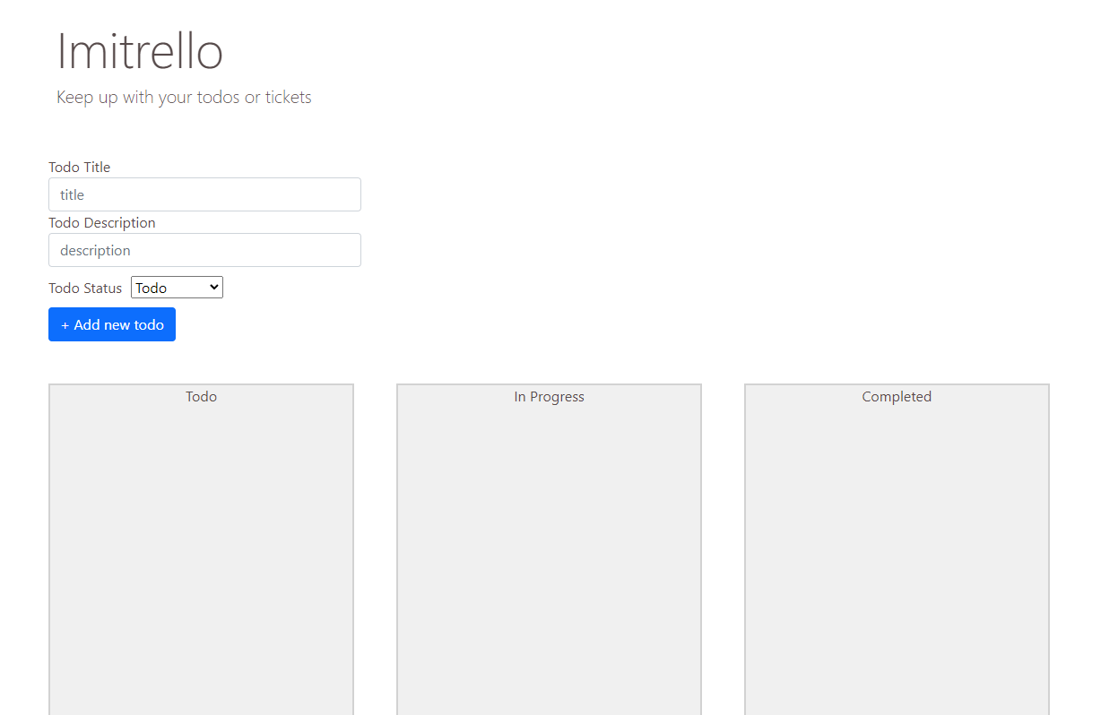 GitHub - MilesSobhani/imitrello: Trello style clone created for High ...