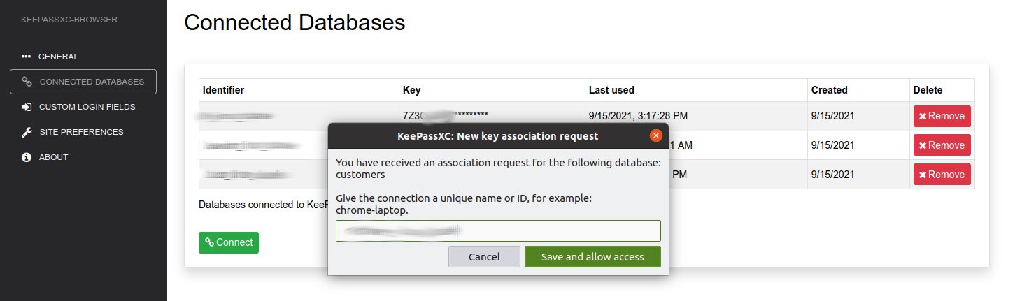 Forgotten Connected Database · Issue #1405 · keepassxreboot/keepassxc ...