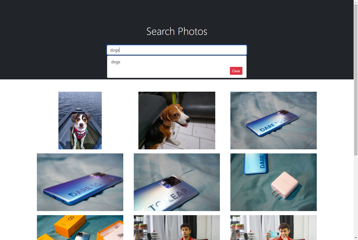GitHub - nikhilnayyar002/react-image-search-example: react search ...