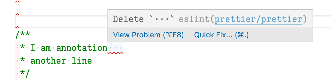Annotation can't be end with '...'. · Issue #431 · prettier/eslint ...