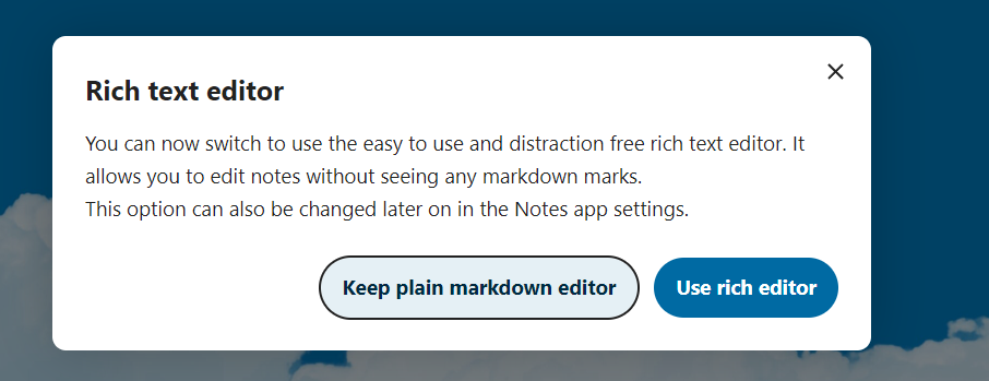 Rich Text Editor switch don't work · Issue #983 · nextcloud/notes · GitHub