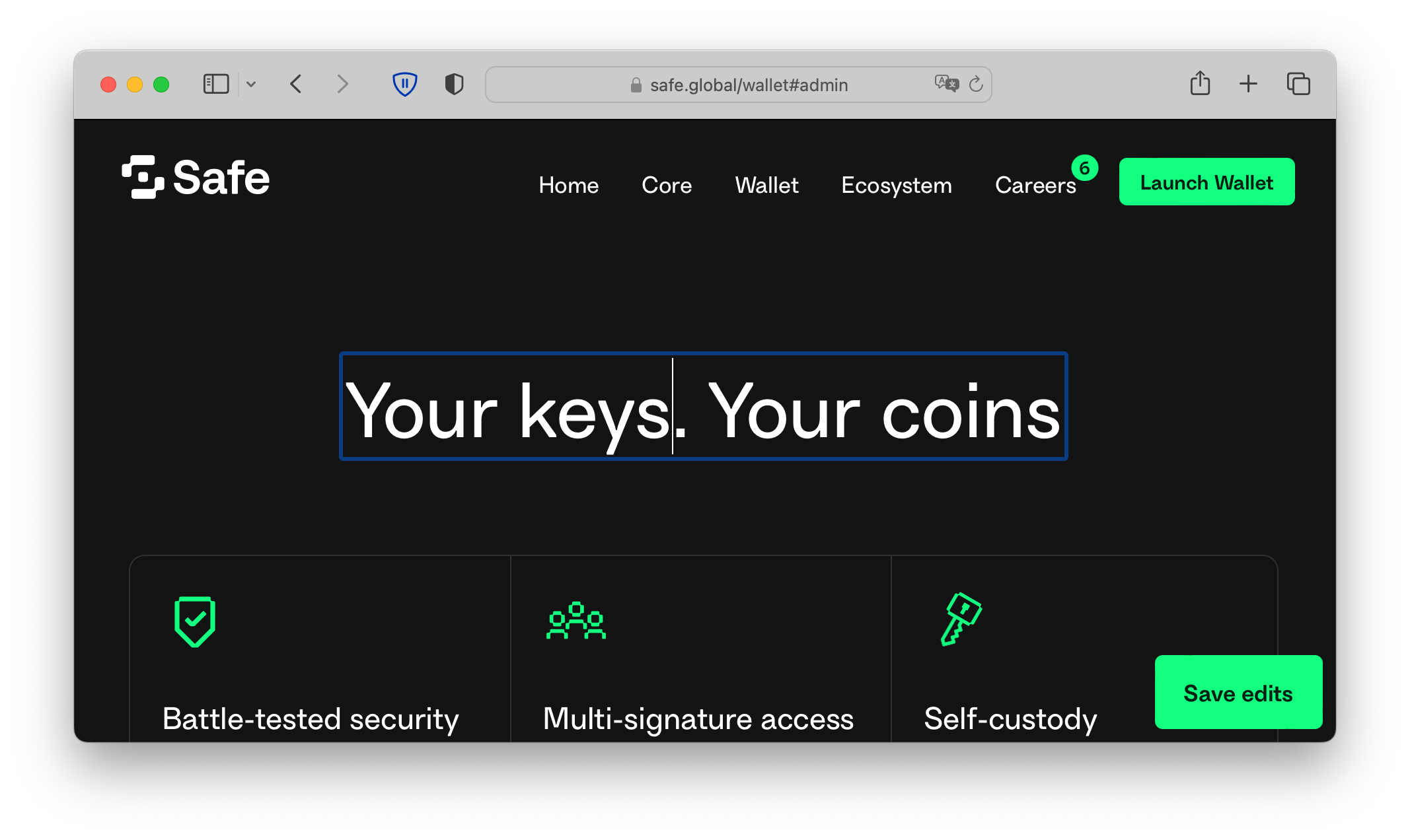 GitHub - safe-global/safe-homepage: Safe homepage