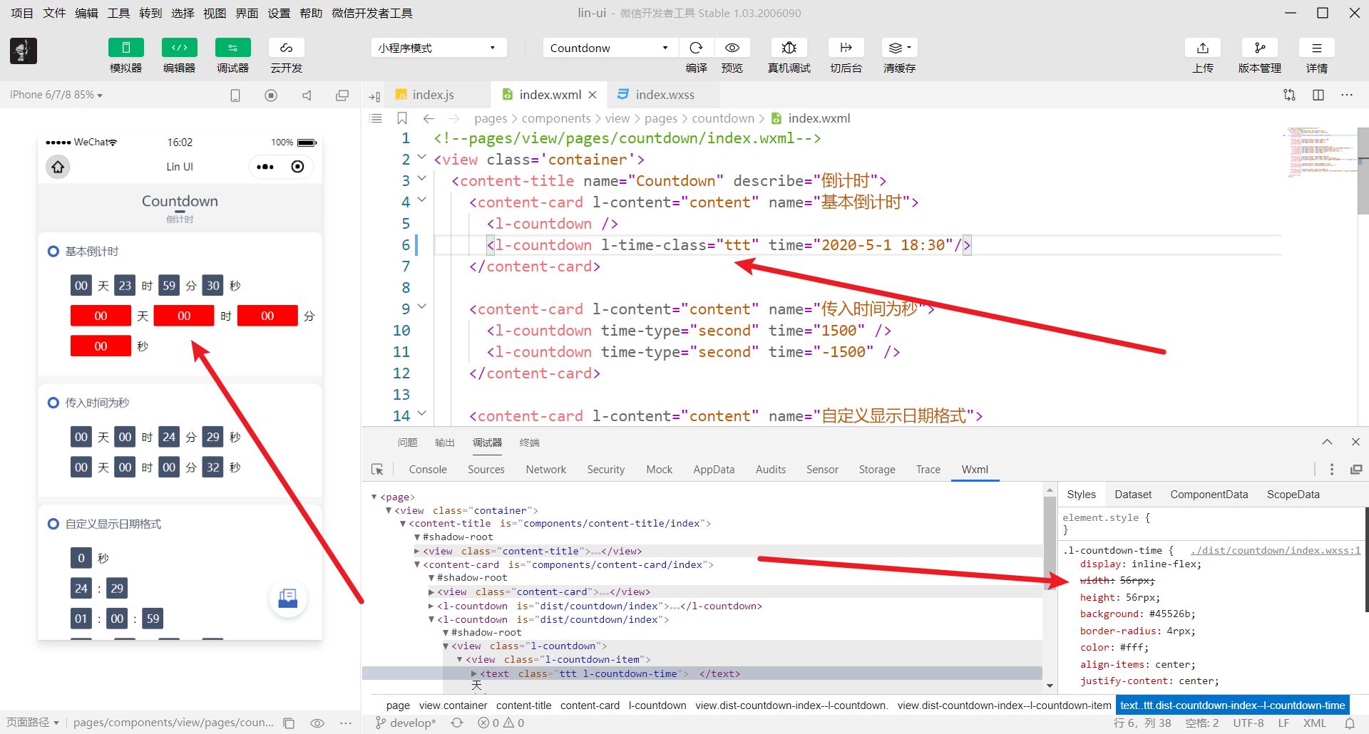 l-countdown样式不起作用bug · Issue #972 · TaleLin/lin-ui · GitHub