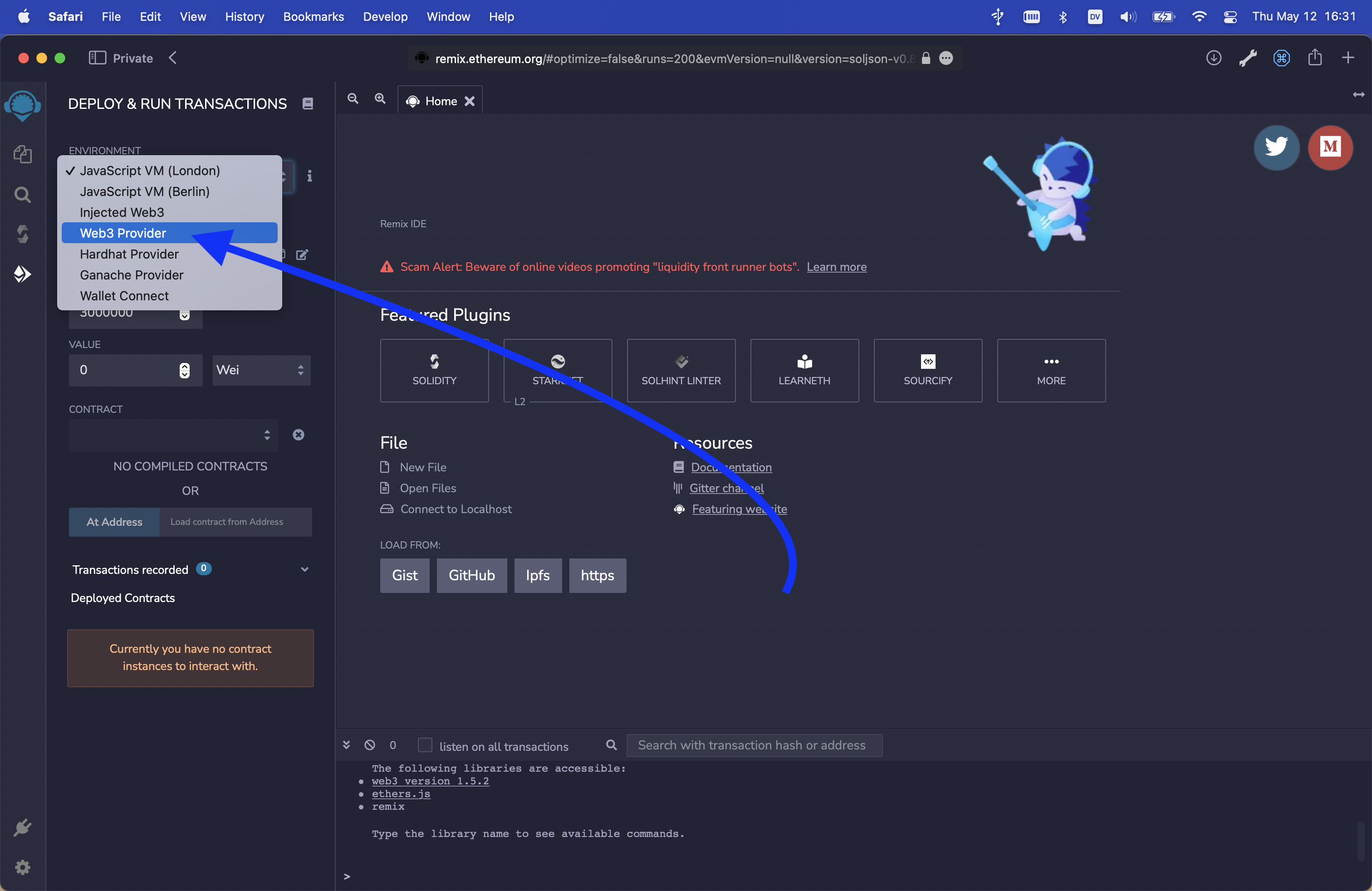 Web3 provider -> HTTP provider · Issue #2394 · remix-project-org/remix -project