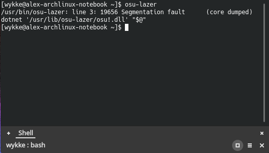 Segmentation fault on linux · Issue #7025 · ppy/osu · GitHub