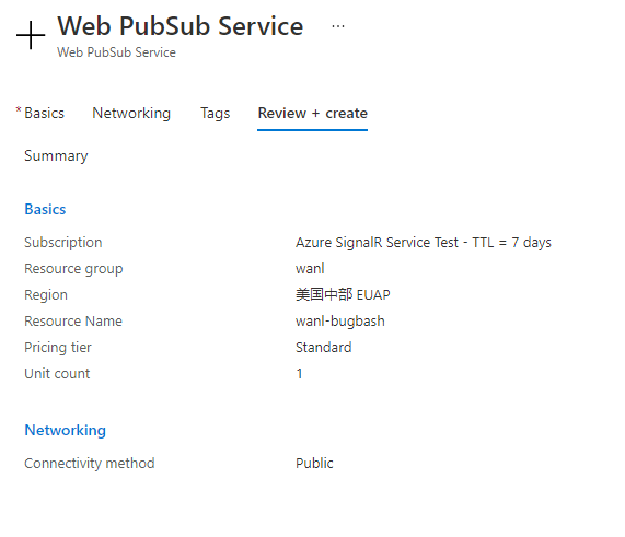 by wanl - Bug Bash - Round 1 · Issue #23 · Azure/azure-webpubsub · GitHub