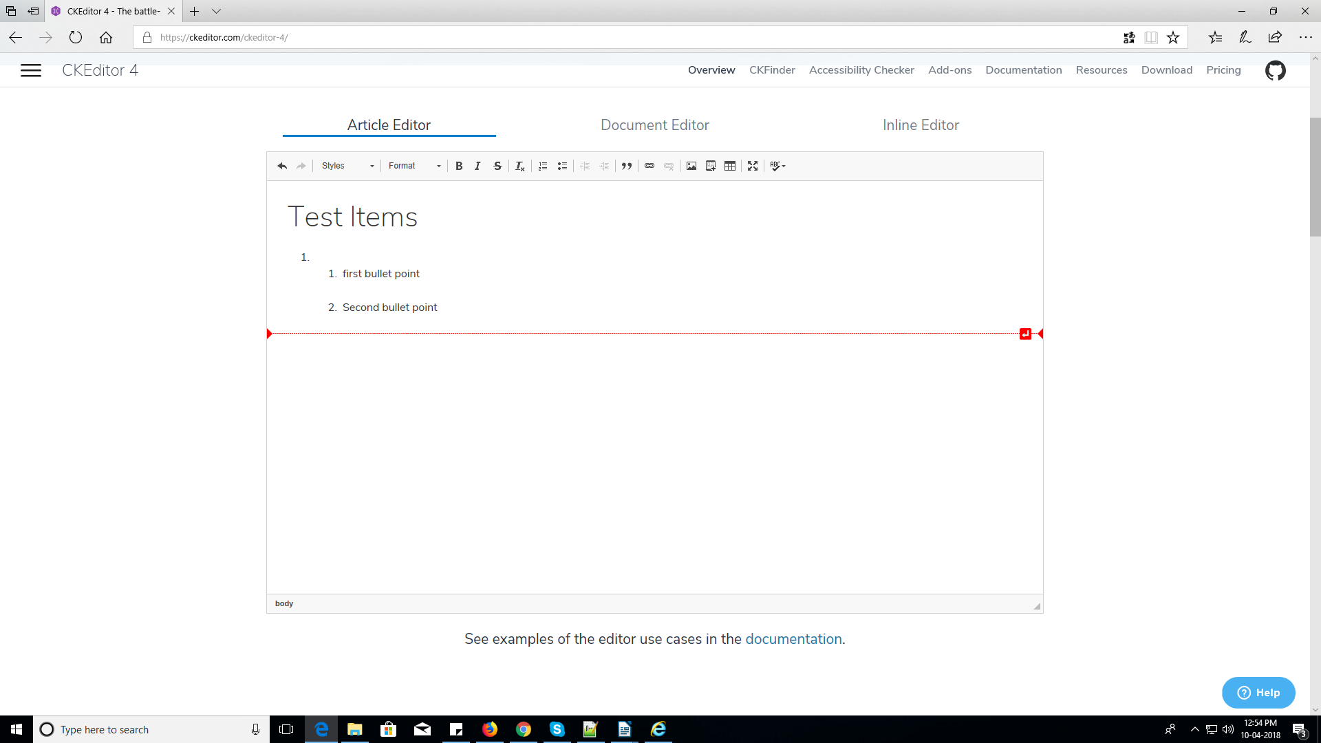 sub bullets point are lost while paste using ctr + v or paste from word ...