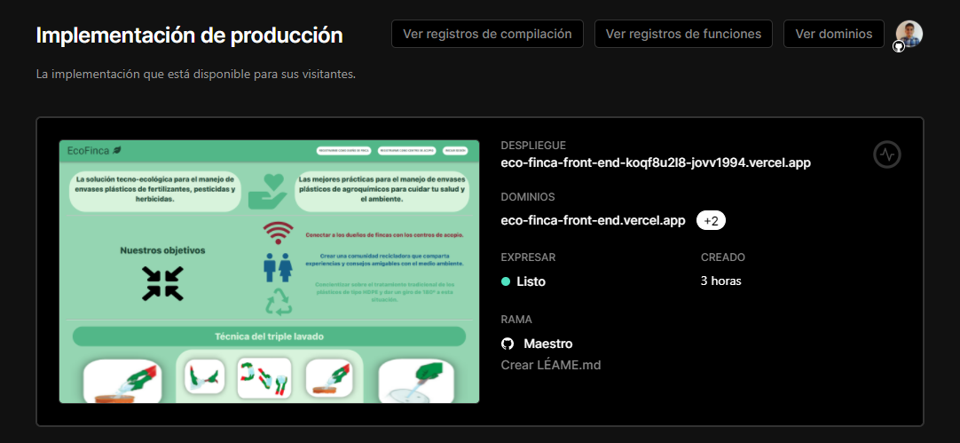 GitHub - jovv1994/EcoFincaFrontEnd: Frontend del proyecto de tésis con ...