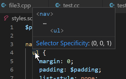 CSS Element tree not shown · Issue #78285 · microsoft/vscode · GitHub