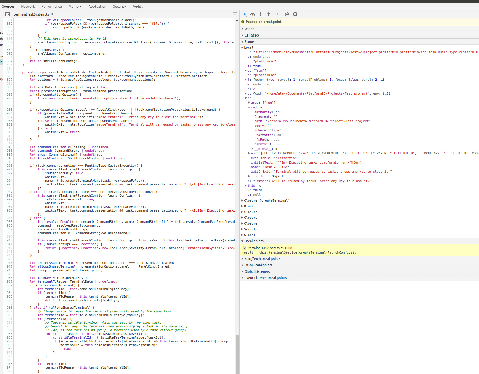 Broken vscode.ProcessExecution in Tasks API in v1.37 · Issue #78898 ...
