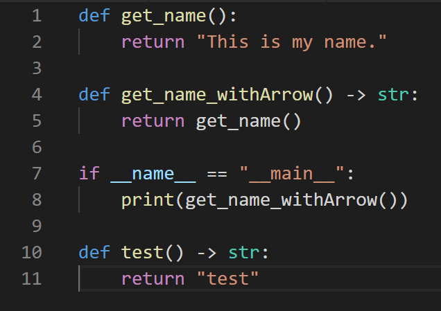 [Python3][Color Scheme] Return type for python method mess up the color ...