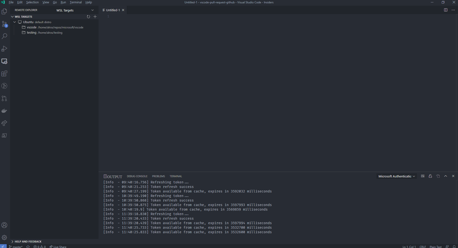 Bad styling dragging the Output into the Remote Explorer and then back ...