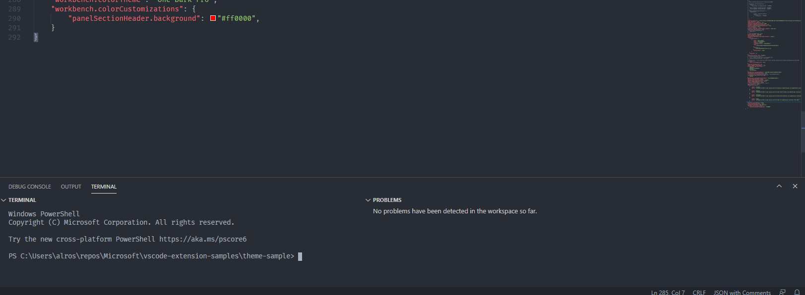 panelSectionHeader.background doesn't appear to change anything · Issue ...
