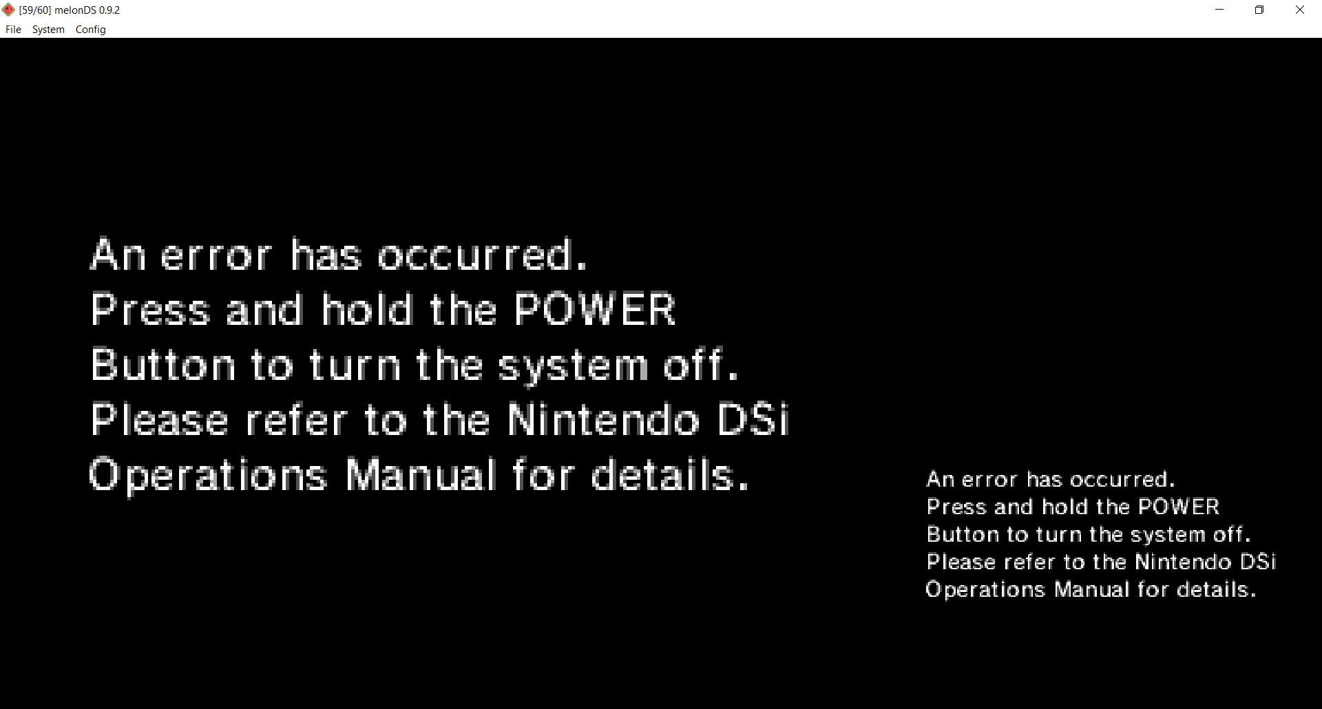 Some DS games don't boot in DSi mode · Issue 1210 · melonDSemu