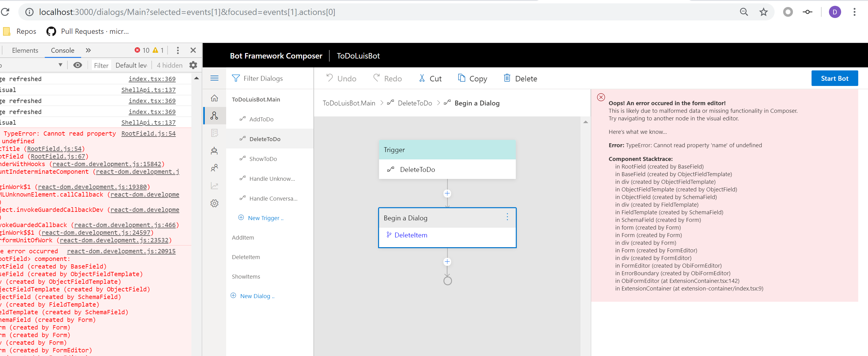 Form break for any node without $designer field · Issue #1063 ...