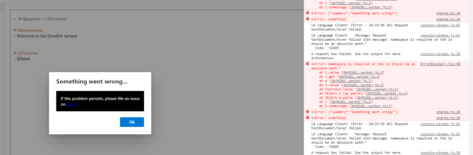 LG namespace option should not be required · Issue #3982 · microsoft ...