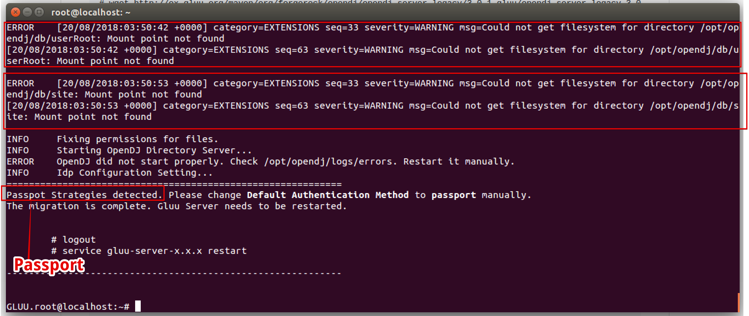 OpenLDAP enabled Gluu to OpenDJGluu upgrade ldap search filter not