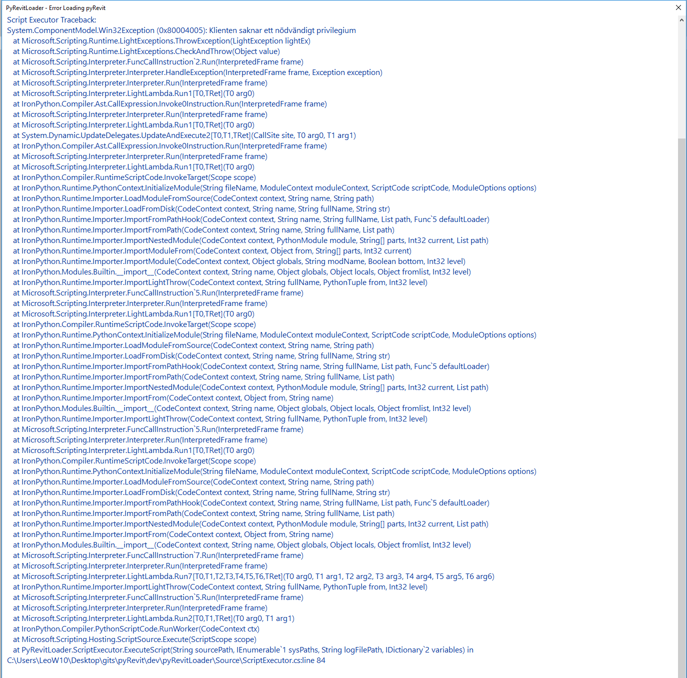 Error loading pyRevit · Issue #625 · pyrevitlabs/pyRevit · GitHub