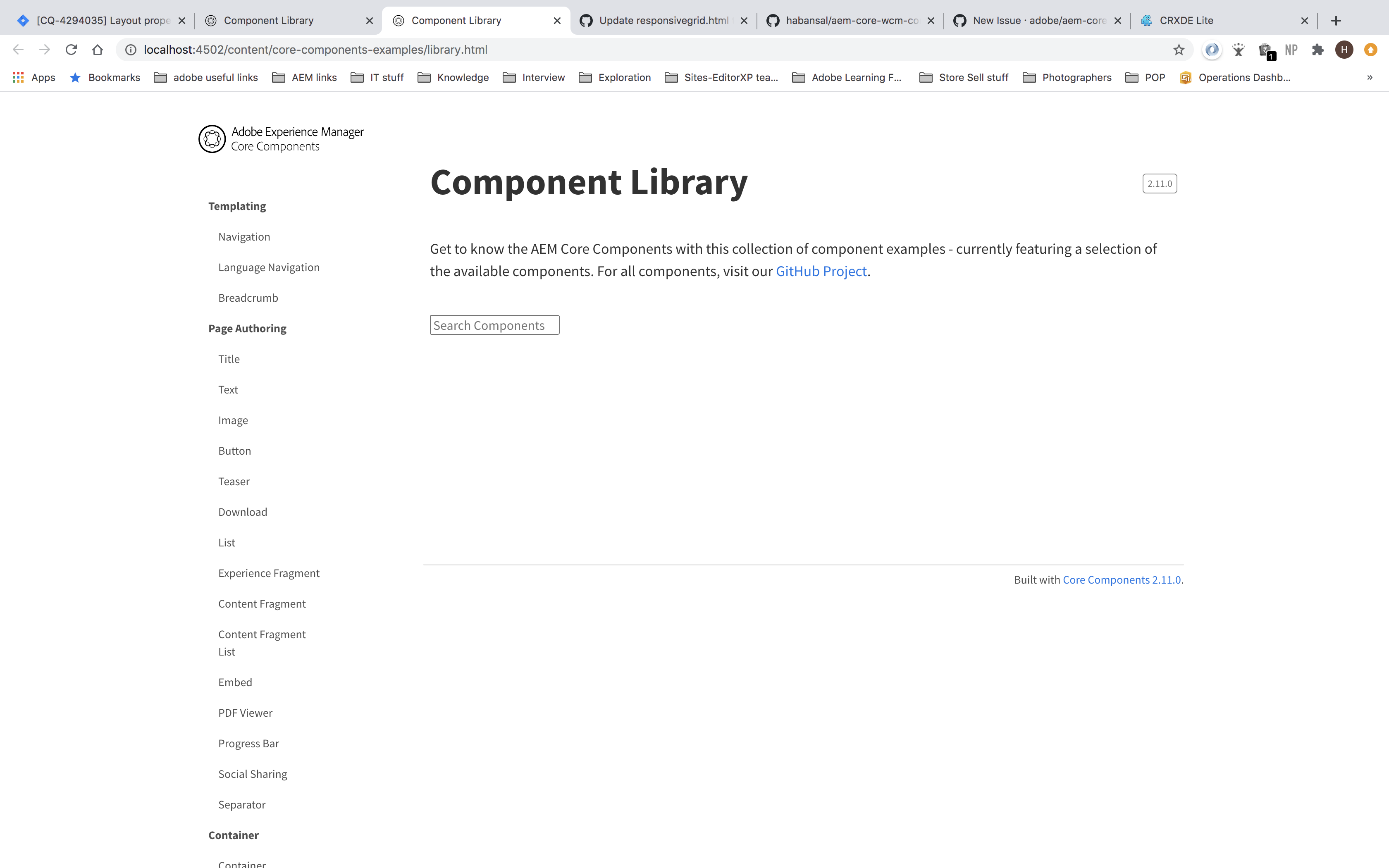 [Container] Children are no longer rendered on the page when layout is ...