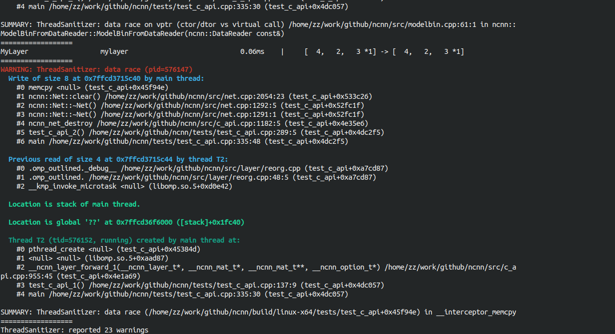 data race reported from test_c_api · Issue #3505 · Tencent/ncnn · GitHub