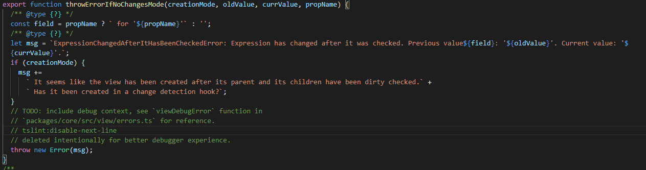 debugger; // Left intentionally for better debugger experience. · Issue ...