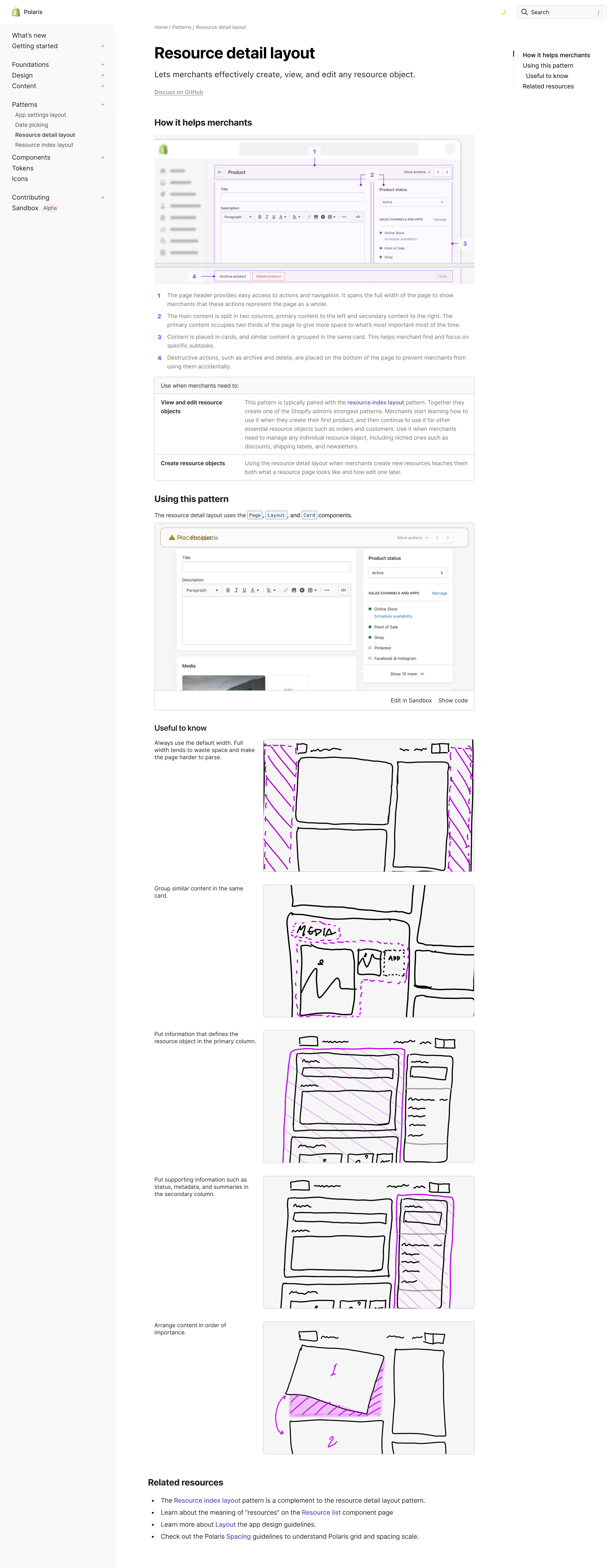 Resource details layout - content · Issue #7933 · Shopify/polaris · GitHub