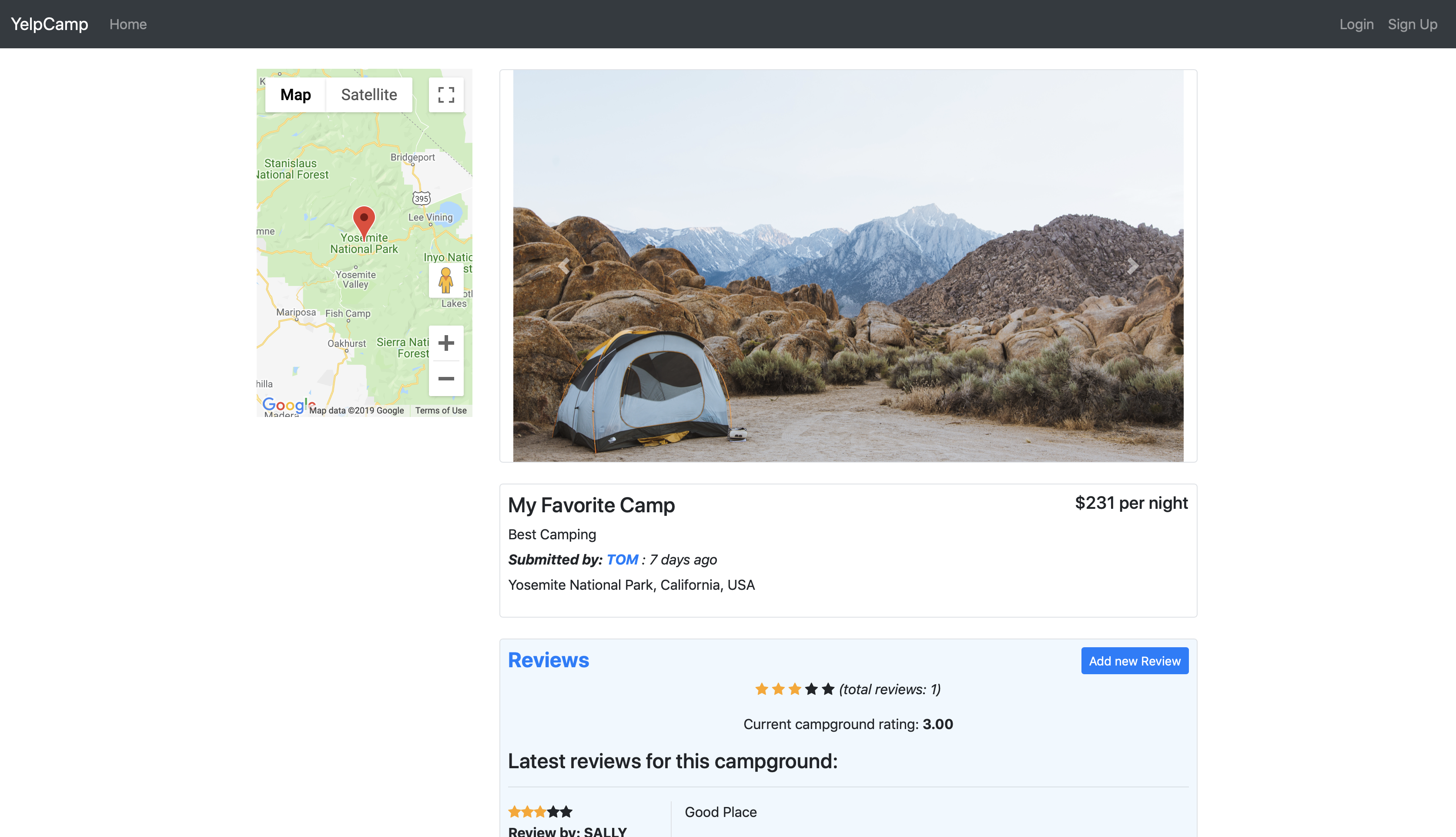 GitHub - shubham13p/YelpCamp: YelpCamp where user can share their ...