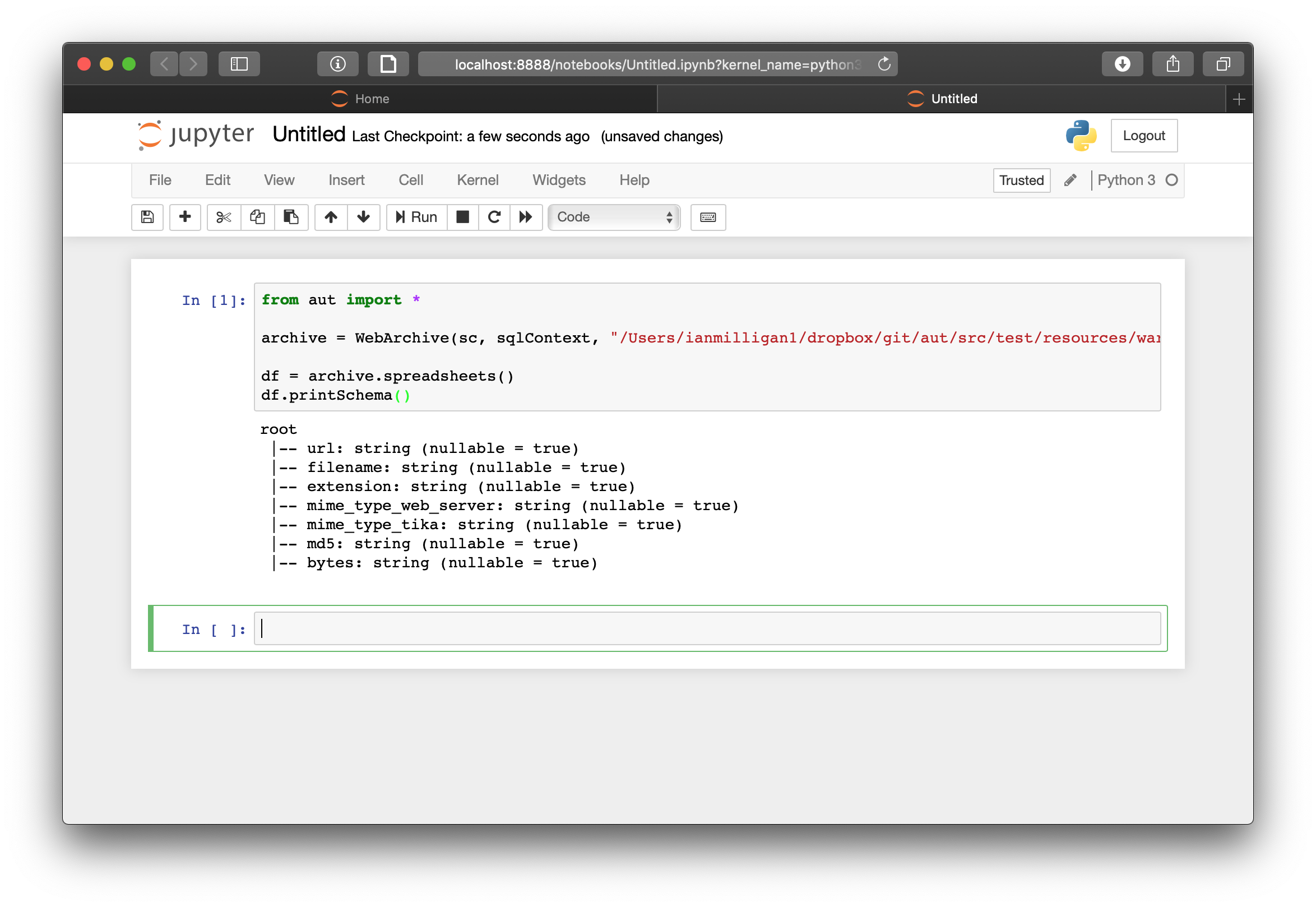 Jupyter Notebook in Action