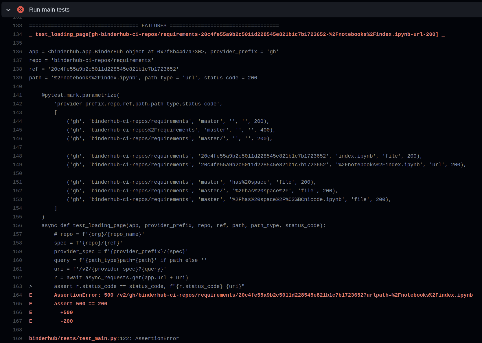 ci intermittent test failure · Issue 1399 · jupyterhub/binderhub · GitHub