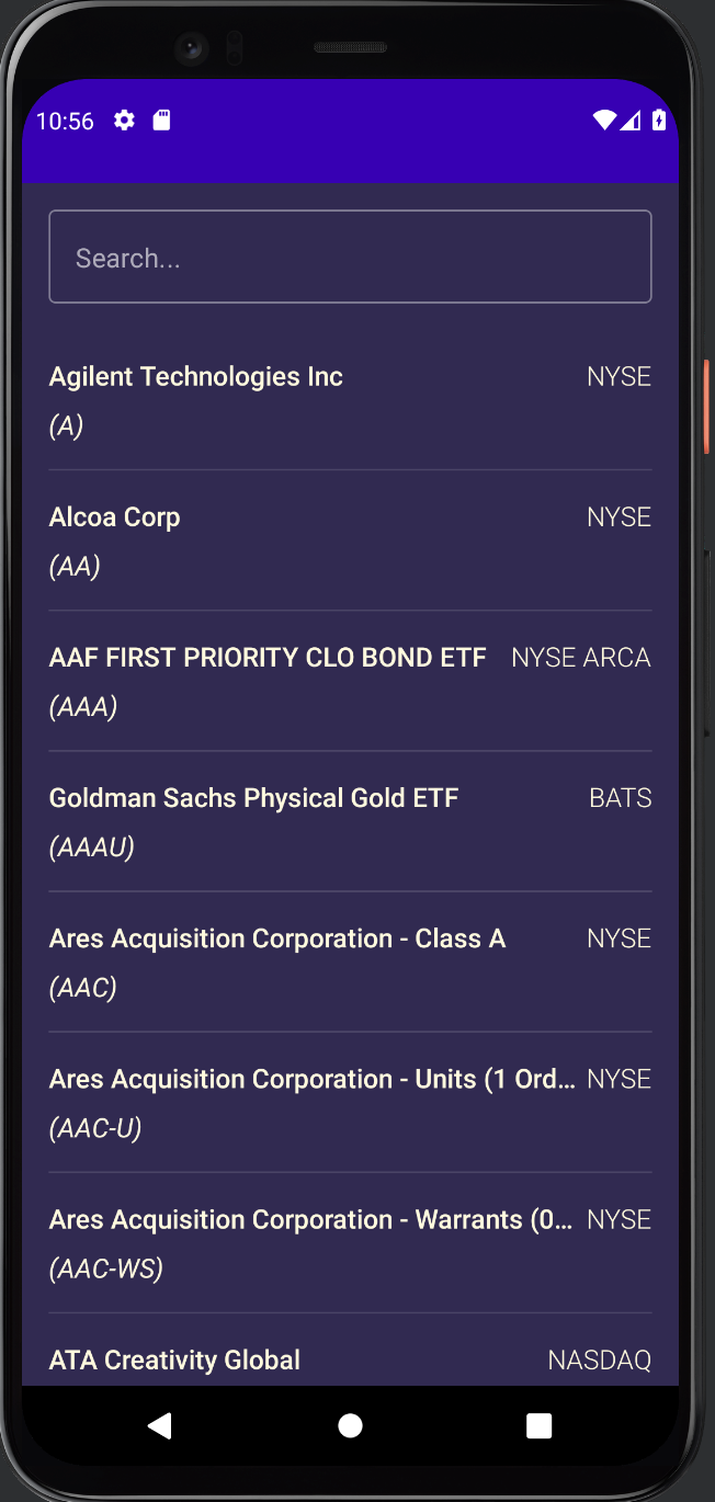 GitHub - nfragiskatos/StockMarketViewer: Toy App for practicing Android ...